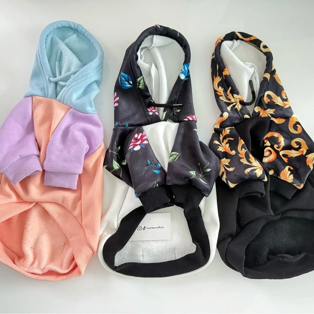 Spark Paws Dog Hoodie Set Medium - Picture 2 of 3